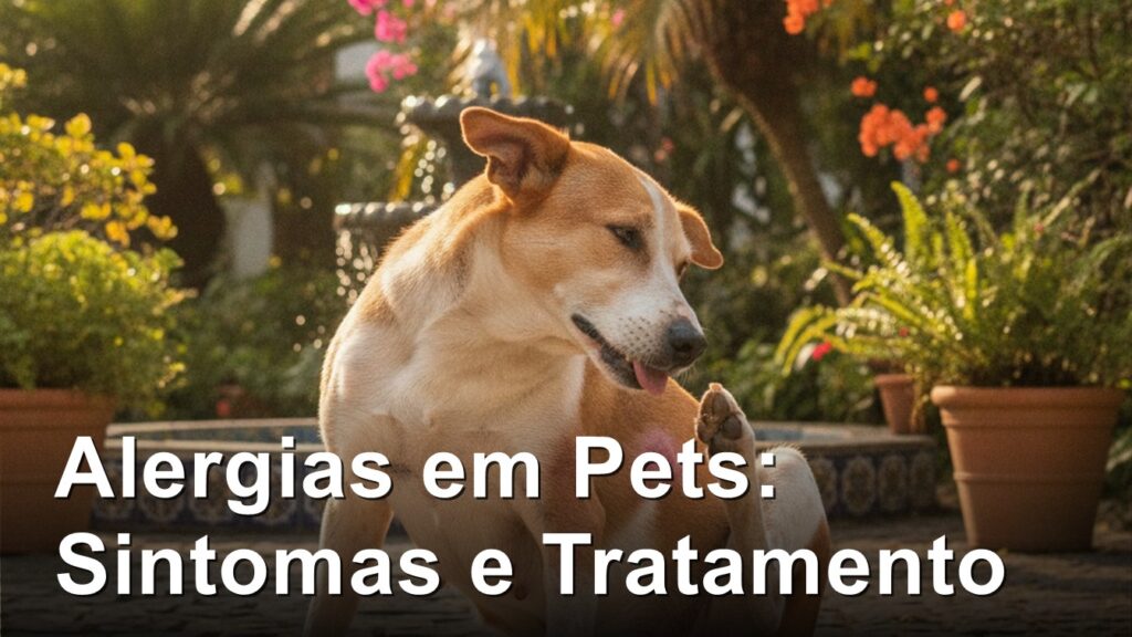 alergias caes gatos sintomas tratamento