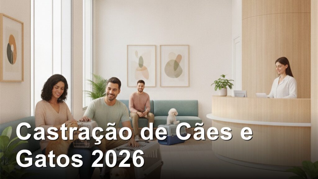 cachorro e gato prontos para consulta veterinaria de castracao