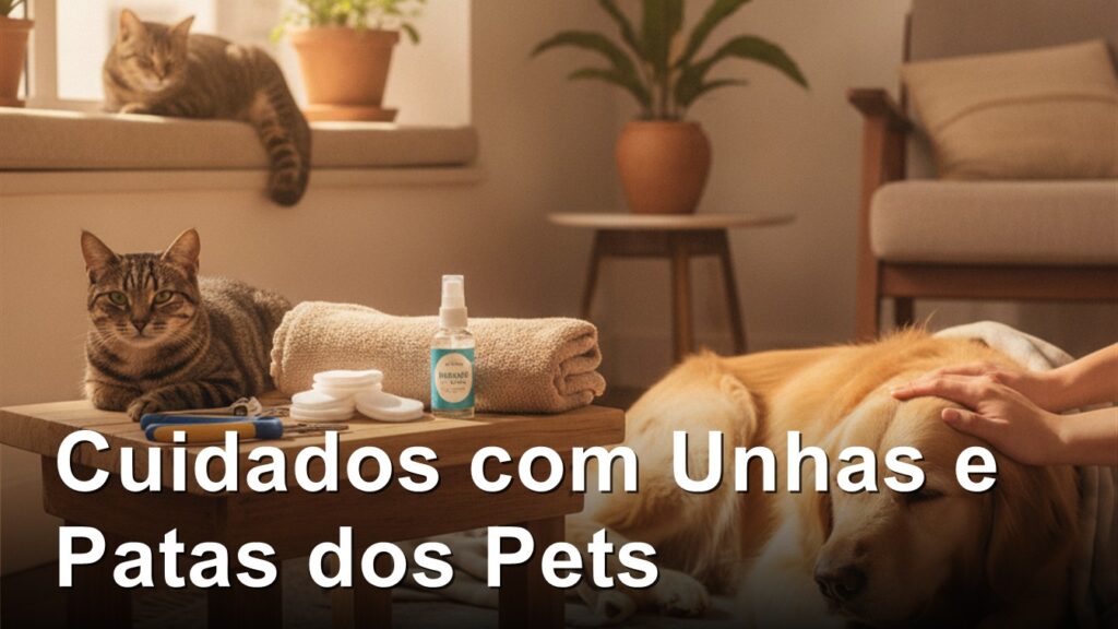 cuidados com unhas e patas de caes e gatos