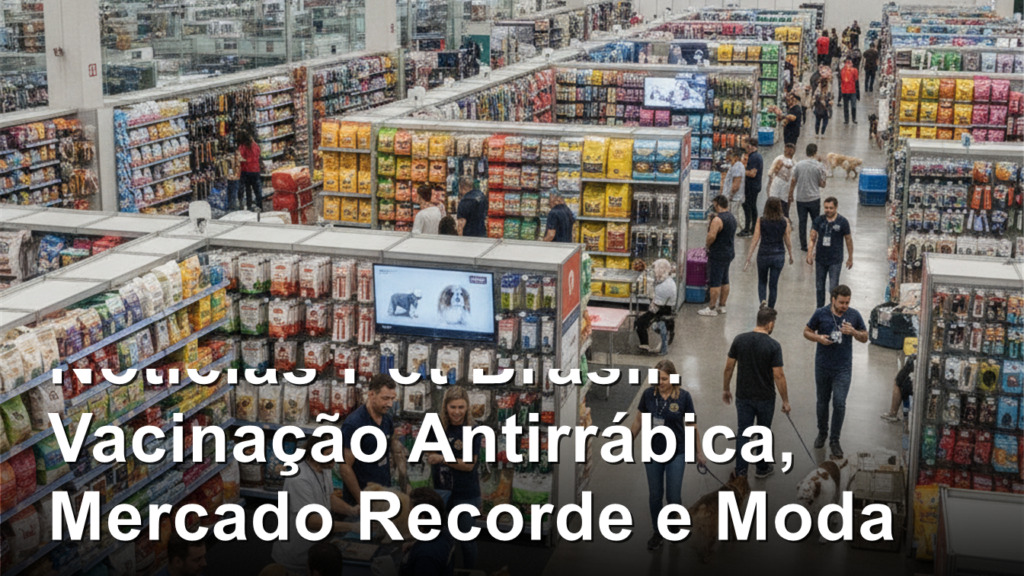 Noticias pet Brasil 4 de agosto vacinacao antirrabica e mercado pet