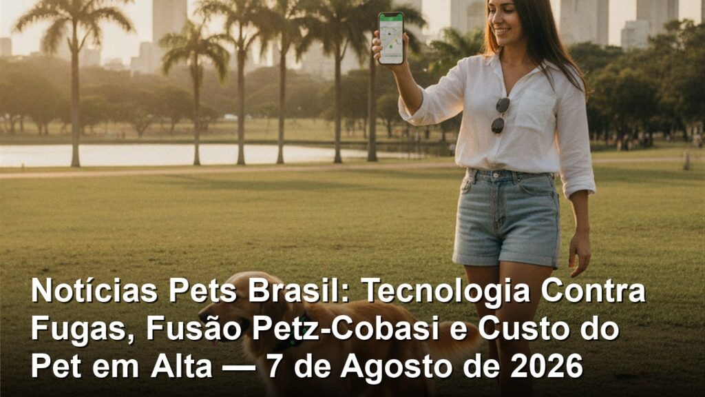 Noticias sobre pets no Brasil 7 de agosto de 2026