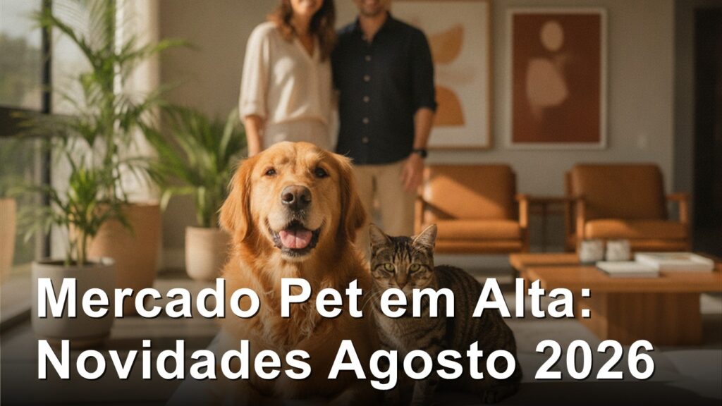 Mercado pet brasileiro em alta com novidades em agosto 2026