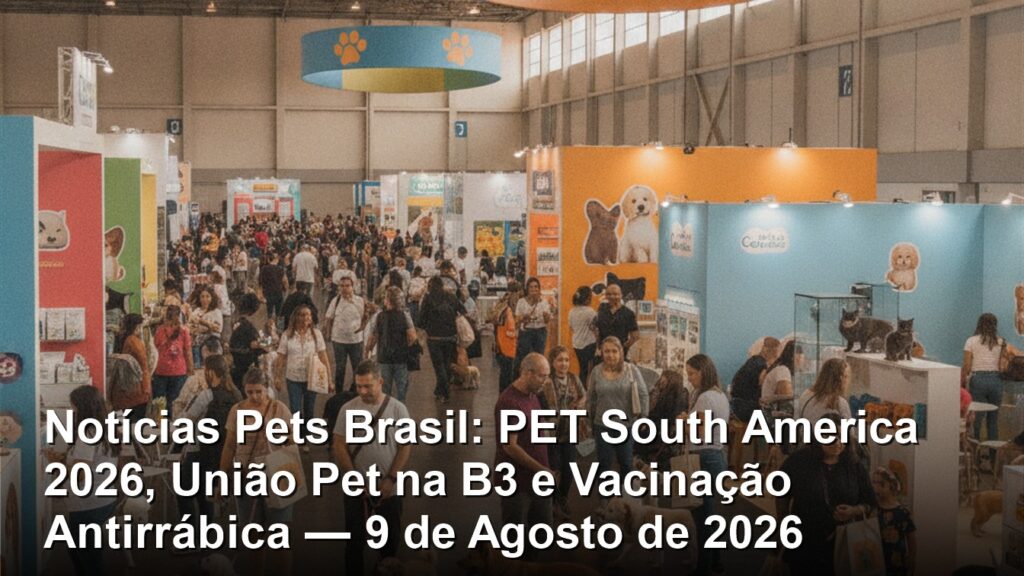 Feira pet e evento PET South America 2026 no Brasil