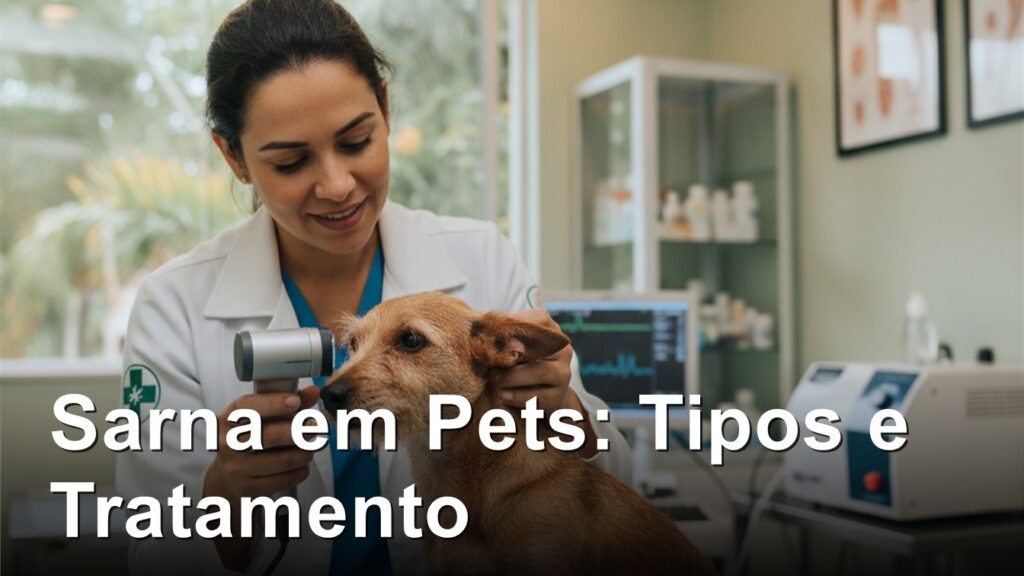 sarna em caes e gatos tipos sintomas tratamento 2026