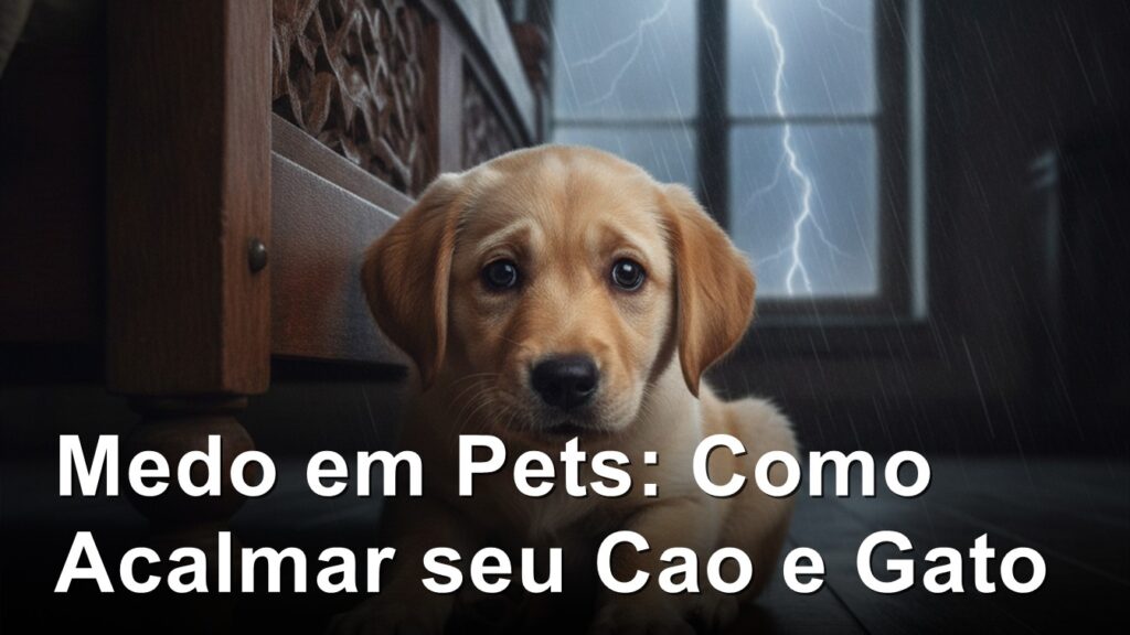 Cachorro com medo de trovao se escondendo embaixo da cama