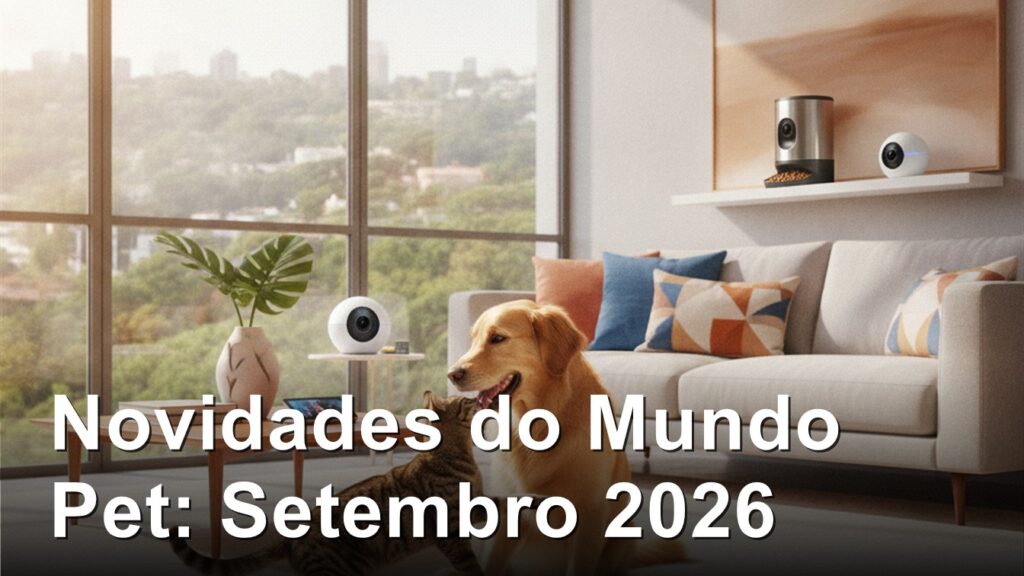 Pets felizes com tecnologia smart home no Brasil