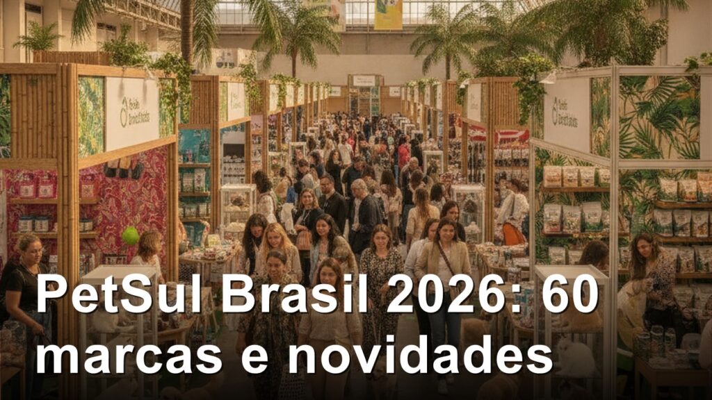 PetSul Brasil 2026 com 60 marcas e novidades no setor pet