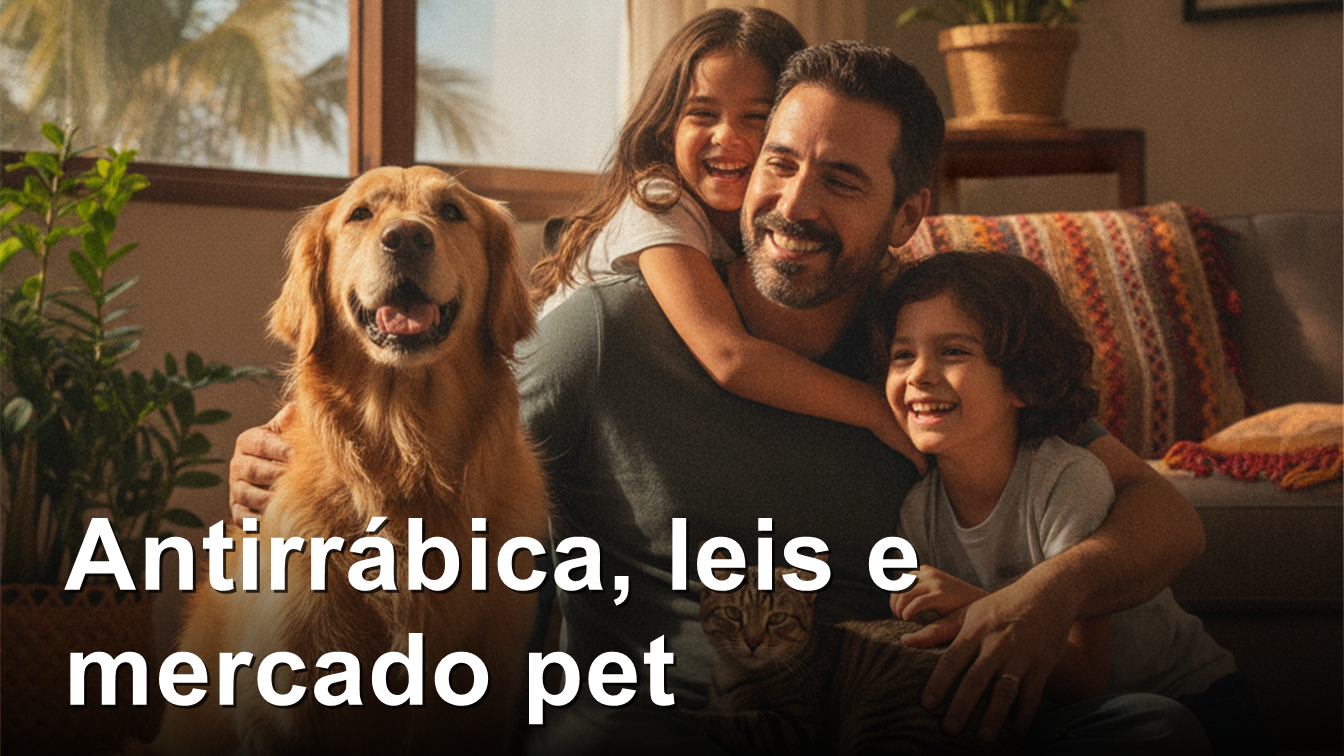 Familia brasileira com cachorro golden retriever e gato na sala de casa